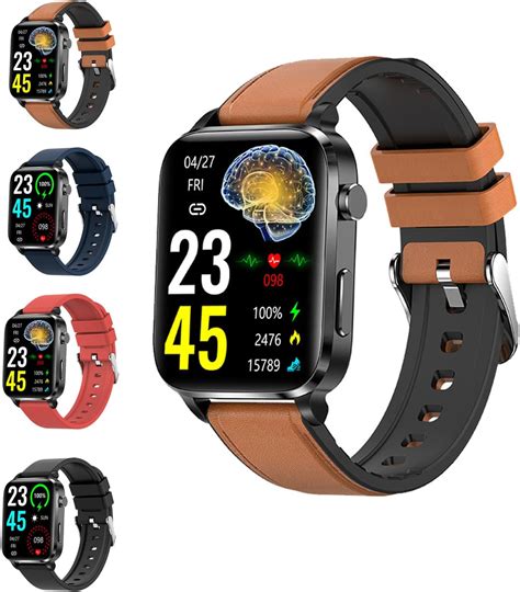 F57L Wolfnotch Diabetic Smartwatch, Diabetic Watch Glucose Monitor, Wolf Notch Smart Watch Blood ...