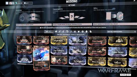 Warframe how to apply mods - hdluda