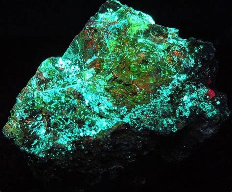 Fluorescent Uranium Ore