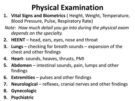 PPT - History and Physical Examination PowerPoint Presentation - ID:2492387