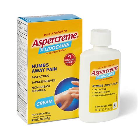 Lidocaine Pain Relief Cream For Foot Pain Aspercreme® Pain