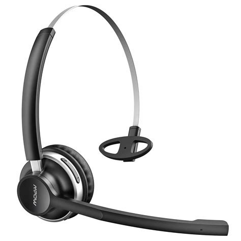 Mpow V5.0 Bluetooth Truck Driver Headset, Noise Canceling Wireless ...