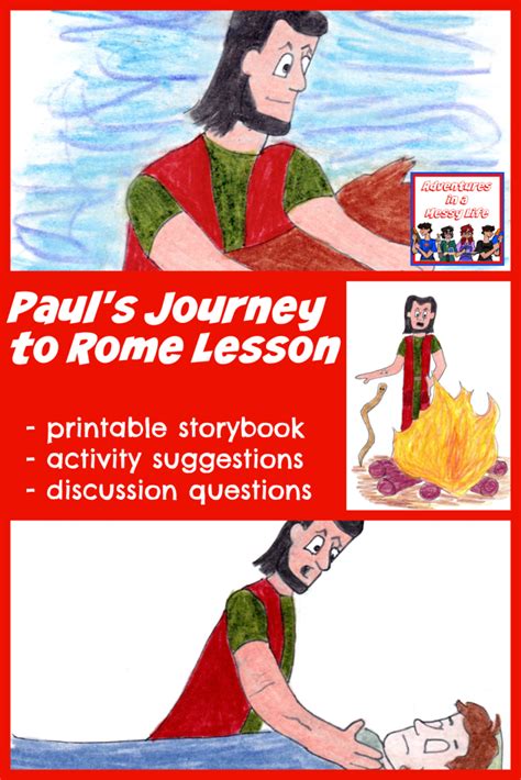 Paul's journey to Rome lesson