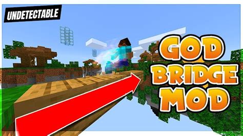 HOW TO DOWNLOAD MINECRAFT GOD BRIDGE MOD || UNDETECTABLE IN SERVERS || 😱😱 || DOWNLOAD FAST