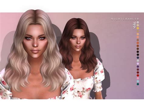 Nightcrawler Sims' Nightcrawler-Trish (HAIR) | sims 4 cc custom content alpha hair | short ...