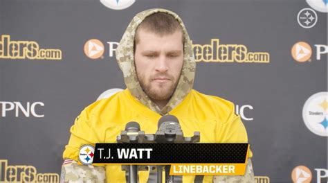 Steelers' TJ Watt Admits He Broke A League Rule At Halftime Of Ravens ...