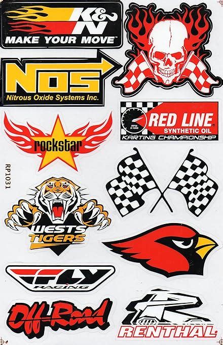 Sponsors Decal Sticker Tuning Racing Sheet Size: 27 x 18 cm for Car or Motorbike: Amazon.ca ...