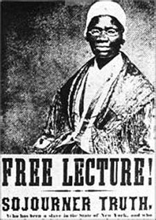 Sojourner Truth: Slavery Abolitionist and Women's Suffragist ~ info of artist biography