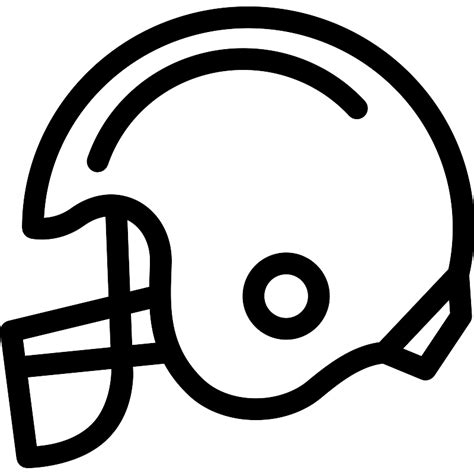 American Football Helmet Vector SVG Icon - SVG Repo