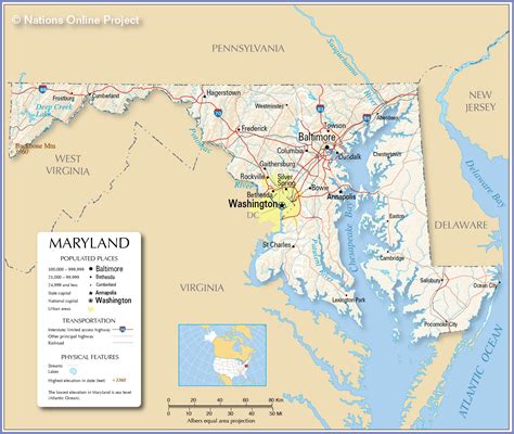 Maps: Map Maryland