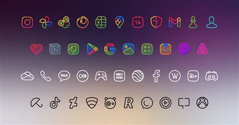 Caelus series - Icon packs by One4Studio