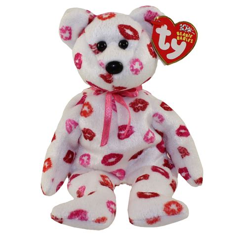 TY Beanie Baby - KISSY the Bear (9 inch): BBToyStore.com - Toys, Plush, Trading Cards, Action ...