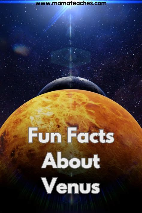 Fun Facts About Venus - Mama Teaches