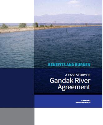 Benefits and Burden : A case study of Gandak River agreement – ISET-Nepal