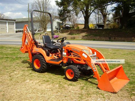 Kubota Bx 24 4 X 4 Loader Backhoe Tractor