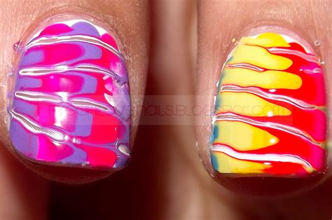 fyeahilovenails: Tie Dye Nails