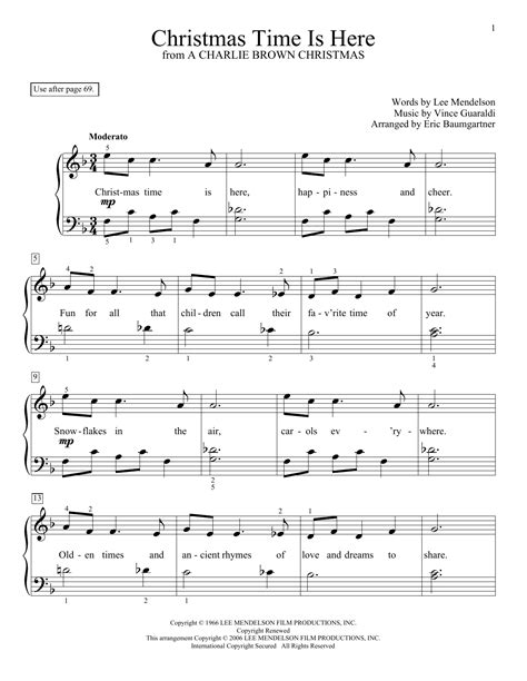 Christmas Time Is Here | Sheet Music Direct