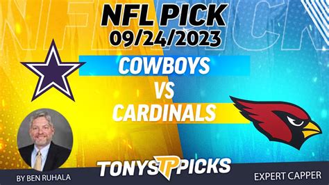 Dallas Cowboys vs Arizona Cardinals 9/24/2023 Week 3 FREE NFL Picks and ...