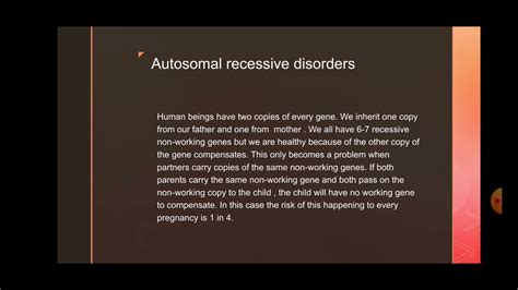 Autosomal anomalies - YouTube