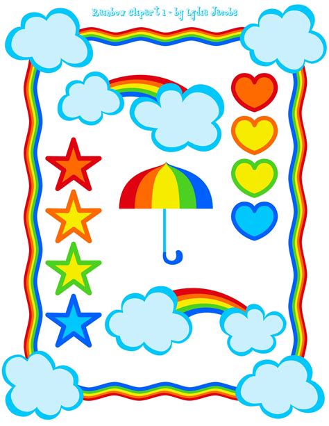 Rainbow Clipart Collection Free Stock Photo - Public Domain Pictures