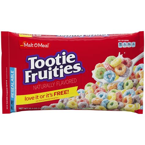 Malt-O-Meal Breakfast Cereal, Tootie Fruities, 25.5 Oz, Bag - Walmart.com