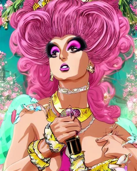 4k anime artwork of a fabulous drag queen dressed up | Stable Diffusion | OpenArt