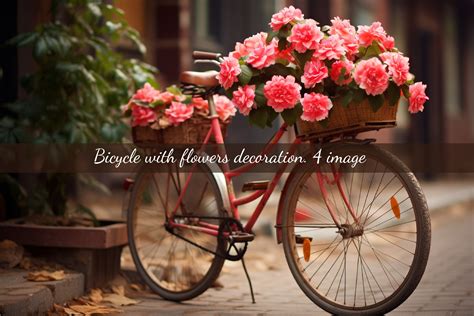 Bicycle with Flowers Decoration Graphic by samira.mammadova4888 ...