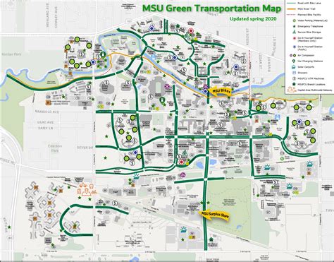 Msu Campus Map