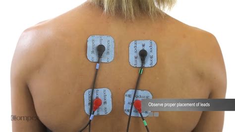 Upper Back Electrode Placement for Compex Muscle Stimulators - YouTube