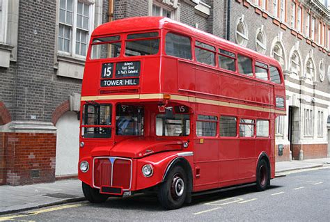 London Double Decker Bus Side View