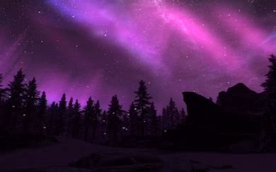 Download Aurora Purple Wallpaper - GetWalls.io