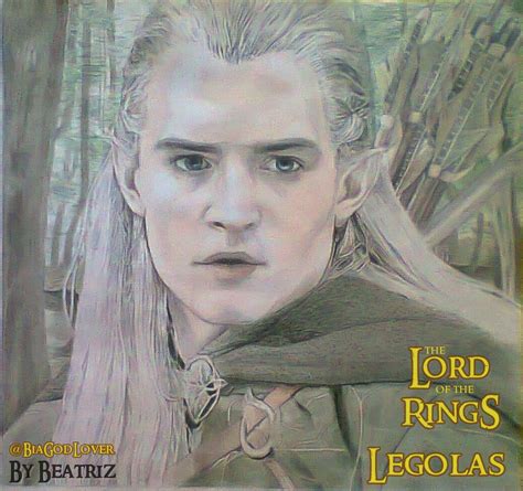 Orlando Bloom-Legolas-Lord of the Rings - Aragorn and Legolas Fan Art ...