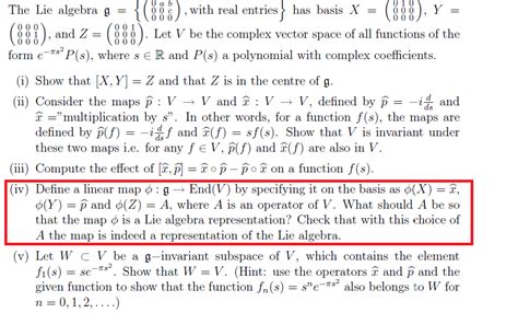 Lie algebra homomorphism and representation - Mathematics Stack Exchange