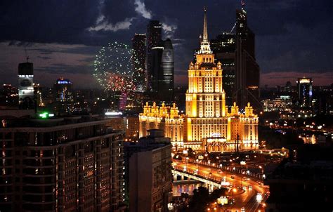 Moscow At Night Wallpapers - Wallpaper Cave