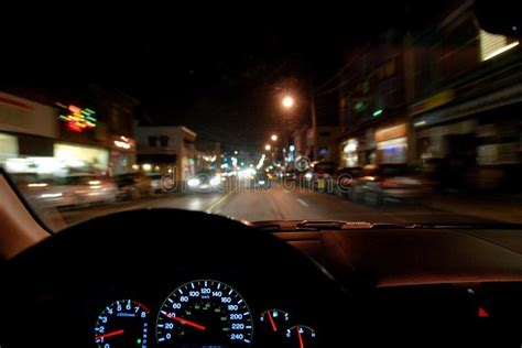 Driving at night. View from inside a car driving at night. sharp dashboard, moti , #Sponsored, # ...