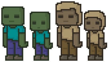 Minecraft Zombie Pixel Art by ThePiDay on DeviantArt