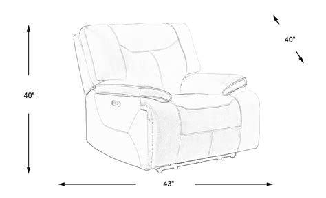 Cindy Crawford Bernsley Gray Leather,Polyurethane Dual Power Recliner | Rooms to Go