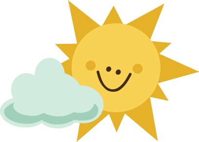 Sun And Clouds Clipart at GetDrawings | Free download