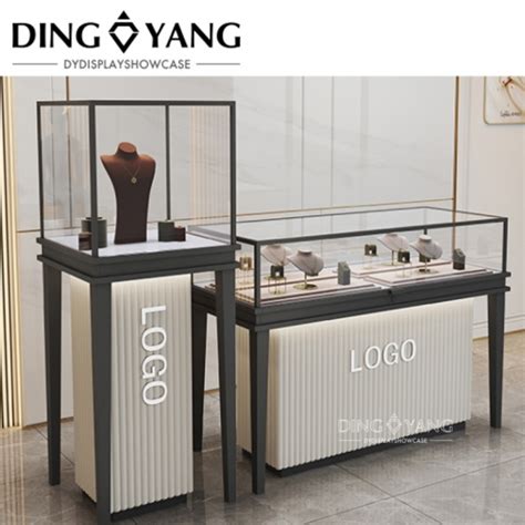 DINGYANG-jewelry glass display case,jewelry display showcase