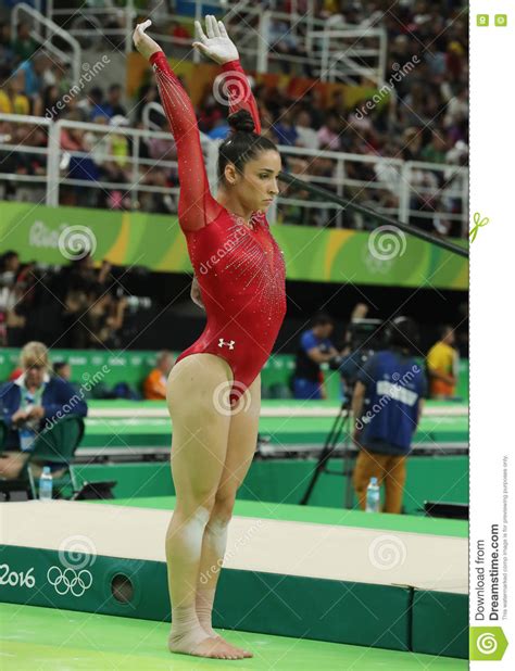 Olympic Champion Aly Raisman of United States Competes on the Balance Beam at Women S All-around ...