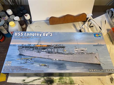 USS Langley by RGL - FINISHED - Trumpeter - 1/350 - - Kit build logs ...