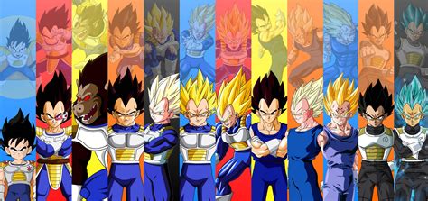 Vegeta All Forms Wallpapers - Top Free Vegeta All Forms Backgrounds ...