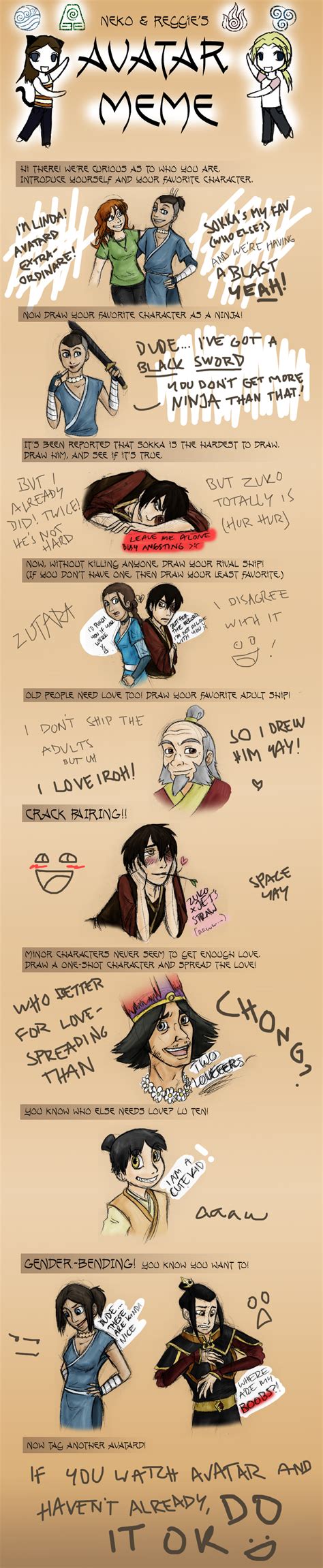 Avatar the Last Airbender meme by Dinaria on DeviantArt