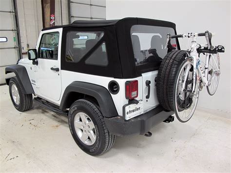 jeep wrangler Hollywood Racks SR2 2-Bike Carrier - Spare Tire Mount