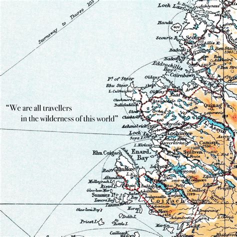 Scotland Map Card Of The Northern Highlands By A Northern Life ...