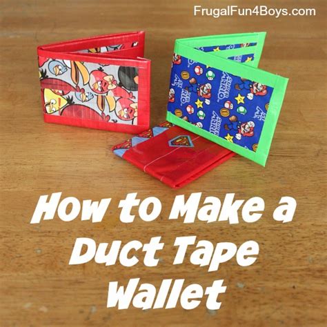 cool duck tape wallet designs - citydigitalarttutorial