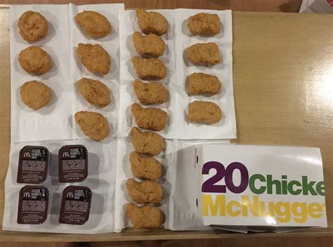 McNuggets only come in four shapes : r/mildlyinteresting