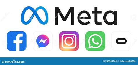 Meta Logo. Meta, Facebook Rebrand Concept. Meta Icon In Blue Color ...