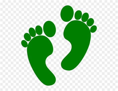 How To Set Use Green Feet Right Foot Forward Clipart - Green Foot Symbol Png Transparent Png ...