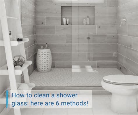 How to clean a shower glass: here are 6 methods! - Bathroom Ideas